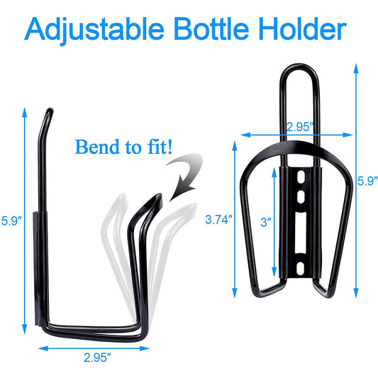 Bicycle Aluminum Alloy Water Bottle Holder Mountain Bike Water Cup Holder Outdoor Riding Water Bottle Holder Bicycle Accessories