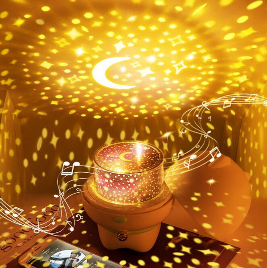Starry Sky Projector LED Night Light Remote Control Rotating Bedroom Night Lamp Novelty Light for Children Baby Sleeping Lamp