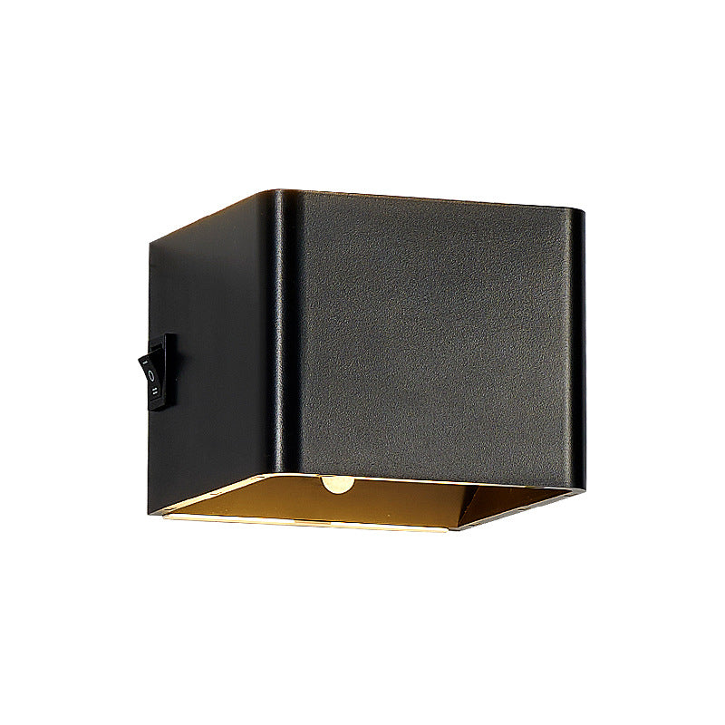 LED Rechargeable Wall Light Bedroom Bedside Body Sensor Dormitory USB Wiring-Free No-Punch Aisle Night Ligh