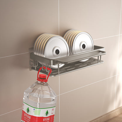 Wipe Rack Kitchen Storage Rack Without Punching Shelves Wall Mounted Spice Rack Home Drainert