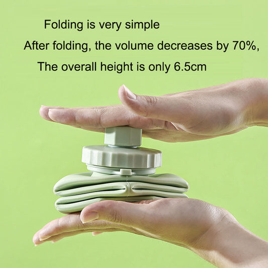 Household silicone folding water cup, large capacity, portable, outdoor sports water bottle, retractable cup
