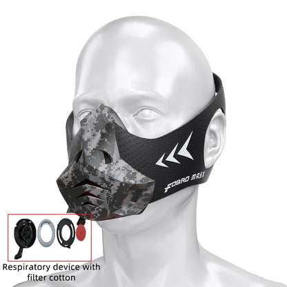 FDBRO Sport Mask Adjustable Training Oxygen Control Face Mask for Running