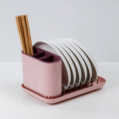 Kitchen Dish Drain Rack To Dry Tableware Drain Bowl Counter Surface Home Nordic Tableware Rack Plate Finishing