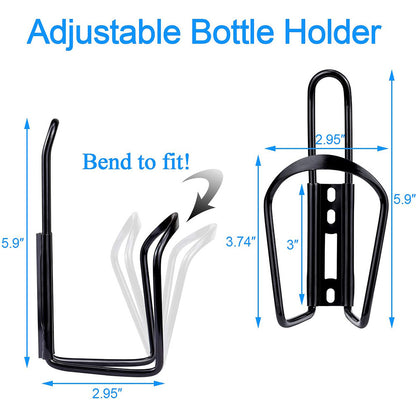 Bicycle Aluminum Alloy Water Bottle Holder Mountain Bike Water Cup Holder Outdoor Riding Water Bottle Holder Bicycle Accessories