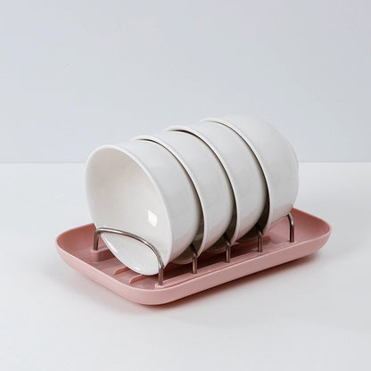 Kitchen Dish Drain Rack To Dry Tableware Drain Bowl Counter Surface Home Nordic Tableware Rack Plate Finishing