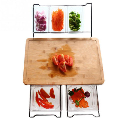 Detachable Durable Fruit Cutting Board Multifunction Food Home Hardware Smooth Bamboo Kitchen With Storage Box Vegetable