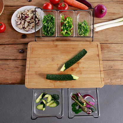 Detachable Durable Fruit Cutting Board Multifunction Food Home Hardware Smooth Bamboo Kitchen With Storage Box Vegetable