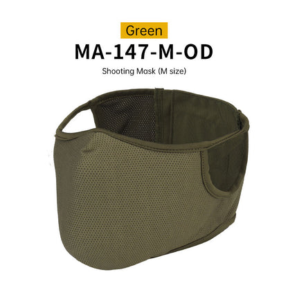 WoSporT shooting mask silicone mask tactical multifunctional cycling half face breathable face protection mask